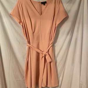 Lane Bryant v neck tie dress